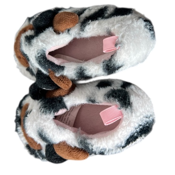 Cow Slippers Wonder Nation Toddler Size 6 - Picture 4 of 5
